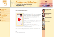 Desktop Screenshot of gyn-kaercher.de